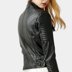 R&B | Klassische Herbst-Motorradjacke für Frauen