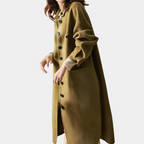 R&B | Lange und warme Trenchcoat für Damen, perfekt für den Winter