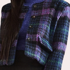 R&B | Modische kariert Herbstjacke für Frauen