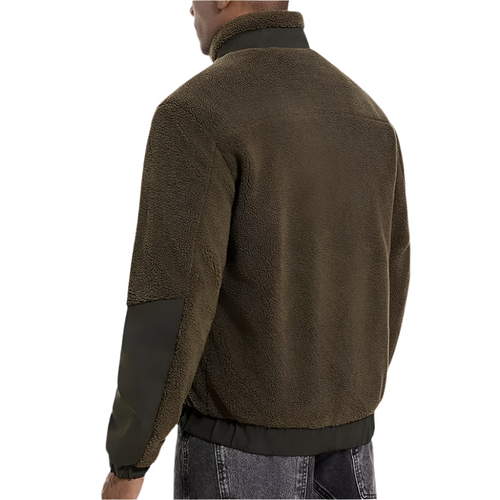 R&B | Herren Outdoor-Fleecejacke mit Reißverschluss und Verstärkten Details