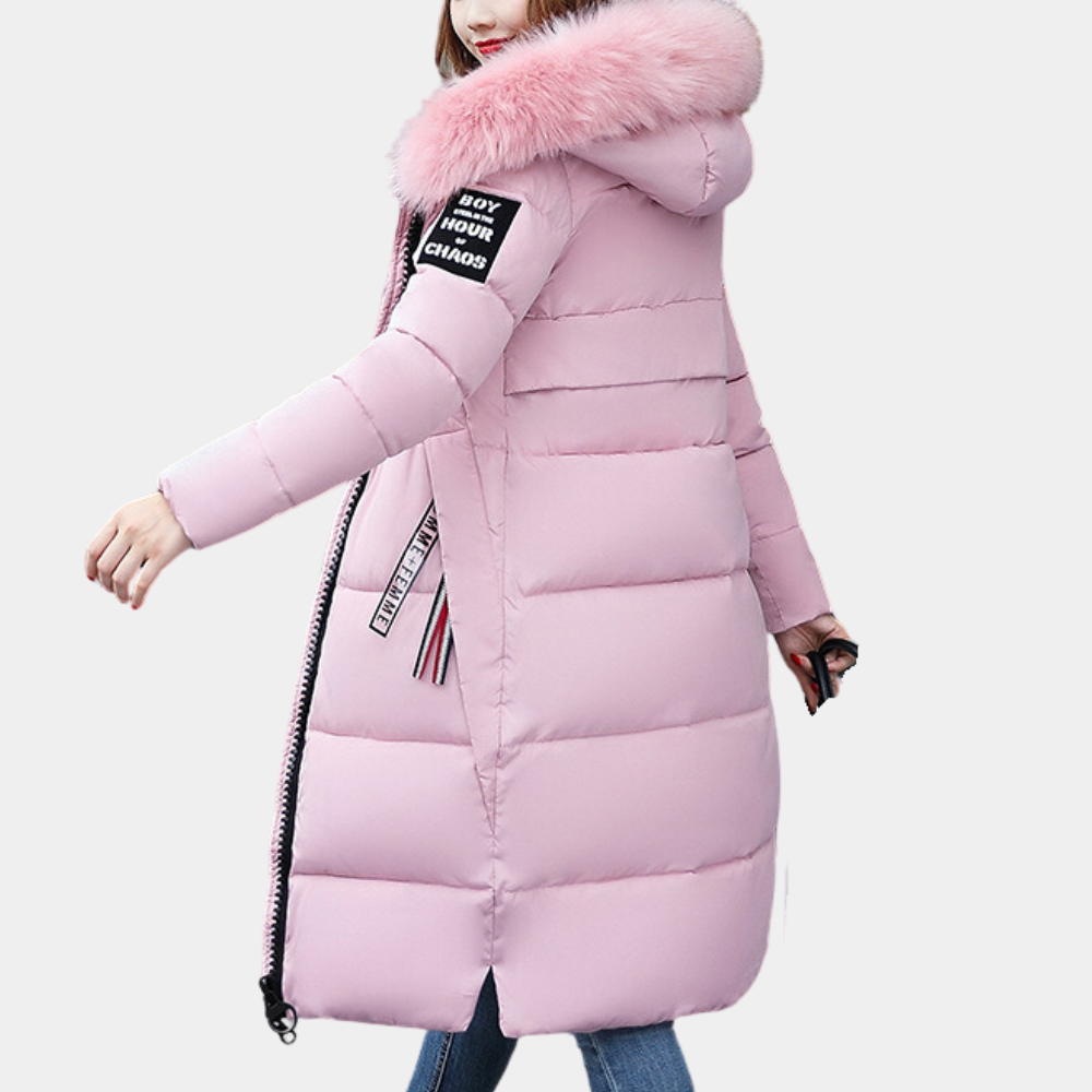 R&B | Winter Puffer Kapuzenjacke für Damen