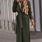 R&B | Damen Eleganter Mantel Mit Gürtel