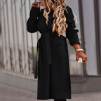 R&B | Damen Eleganter Mantel Mit Gürtel