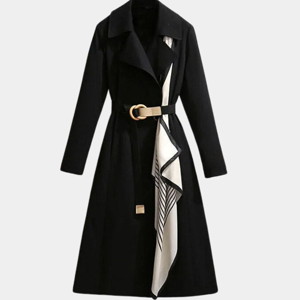 R&B | Eleganter Trenchcoat - Gürtel Vielseitiger Luxus