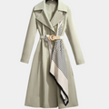 R&B | Eleganter Trenchcoat - Gürtel Vielseitiger Luxus
