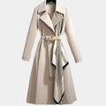R&B | Eleganter Herbst-Trenchcoat mit Gürtel für Frauen