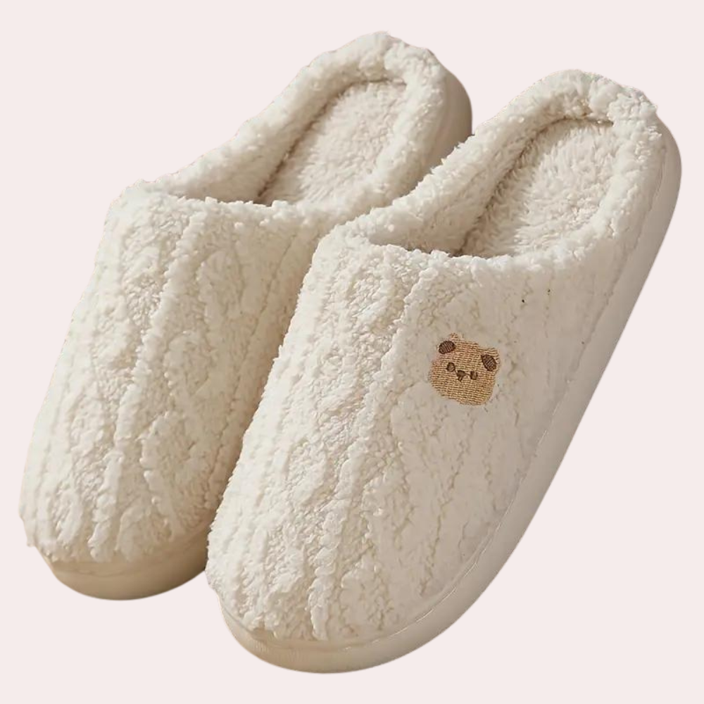 R&B | Warme Bequeme Winter Hausschuh mit Lustigem Druck