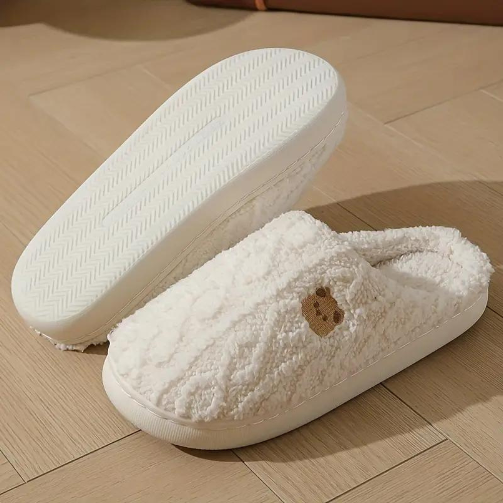 R&B | Warme Bequeme Winter Hausschuh mit Lustigem Druck