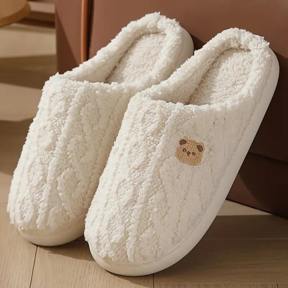 R&B | Warme Bequeme Winter Hausschuh mit Lustigem Druck