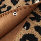 R&B | Eleganter Herbstmantel mit Leopardenmuster für Frauen