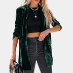 R&B | Samt Damenmantel mit luxuriösem Aussehen