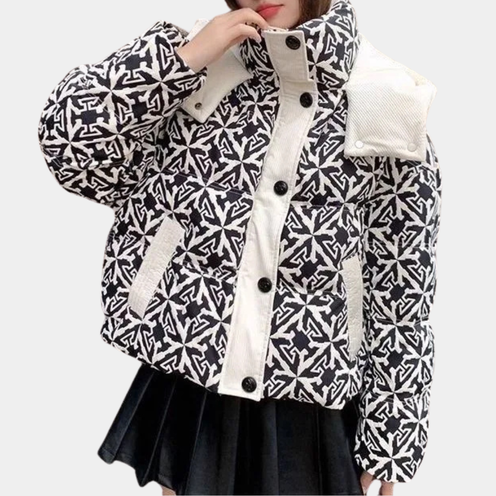 R&B | Winterbereite Moderne Pufferjacke für Frauen