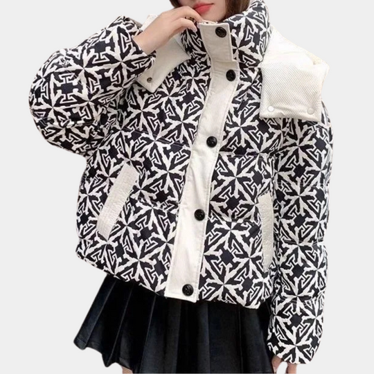R&B | Winterbereite Moderne Pufferjacke für Frauen