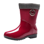 Stylische und warme frühlingsstiefel R&B