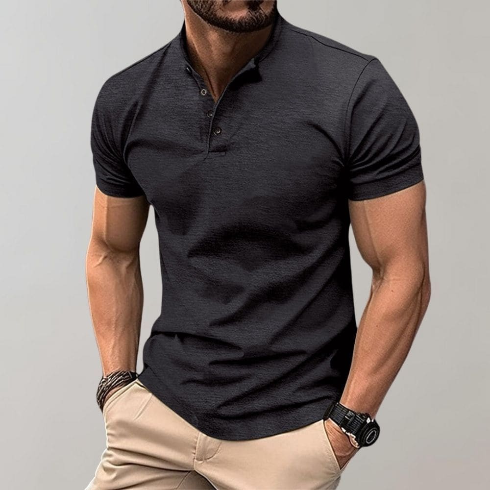 R&B | Elegantes Herrenpoloshirt mit einem lässigen Look