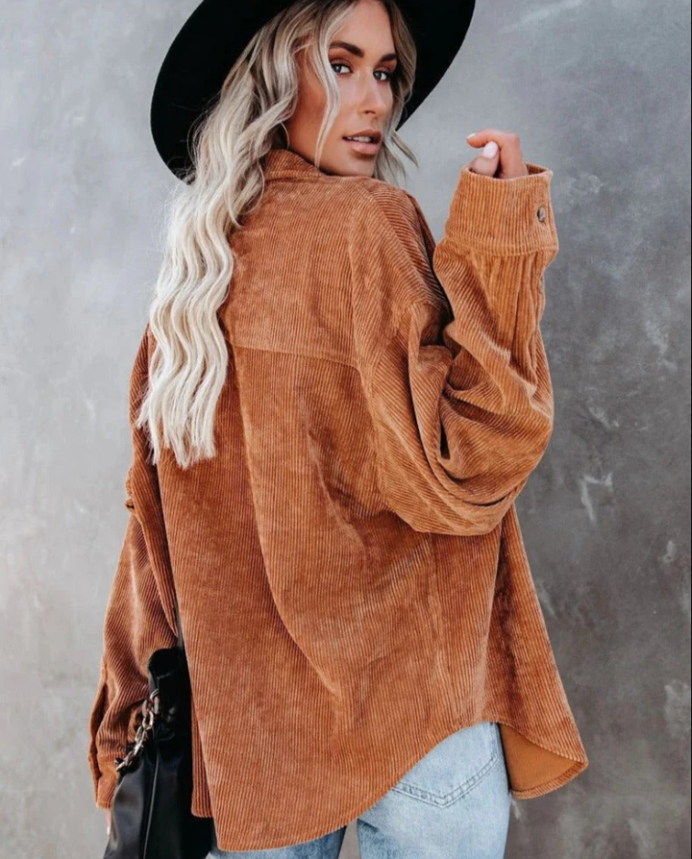 R&B | Weinlese Cordjacke