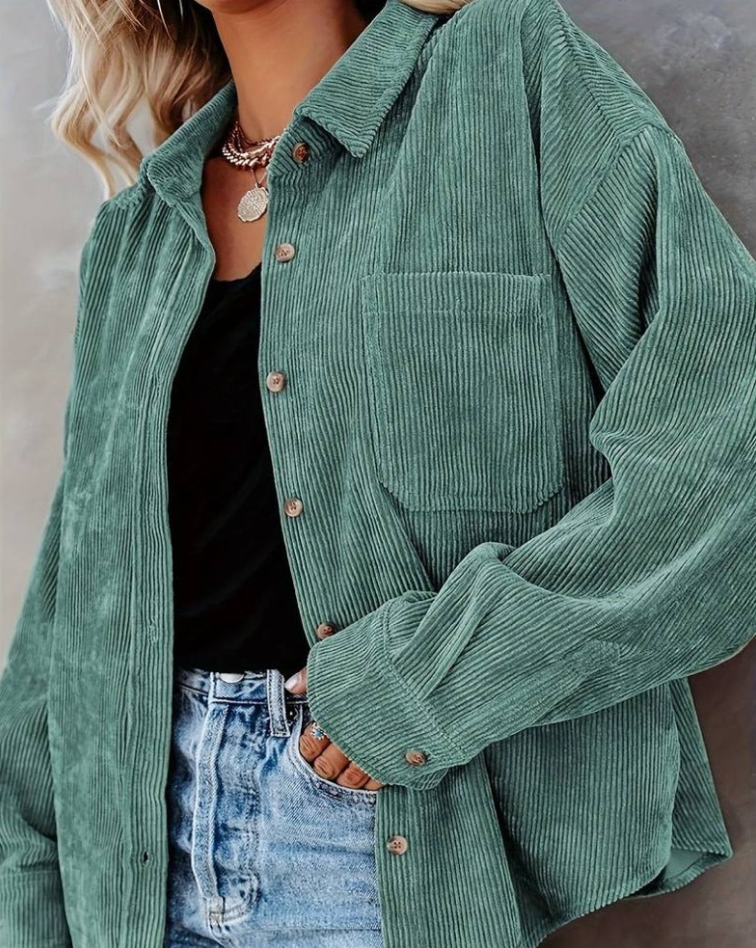 R&B | Weinlese Cordjacke