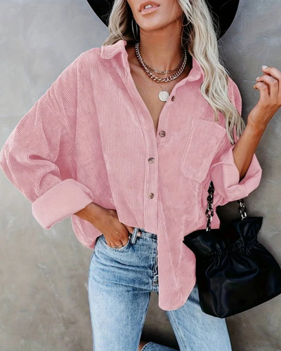 R&B | Weinlese Cordjacke