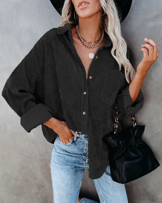 R&B | Weinlese Cordjacke