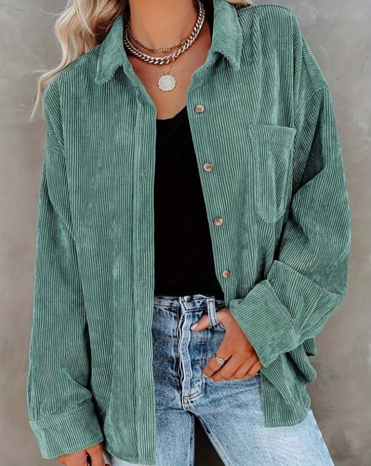 R&B | Weinlese Cordjacke