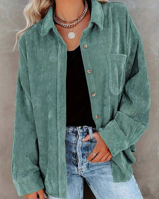 R&B | Weinlese Cordjacke