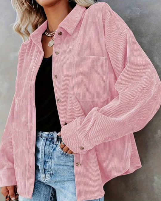 R&B | Weinlese Cordjacke