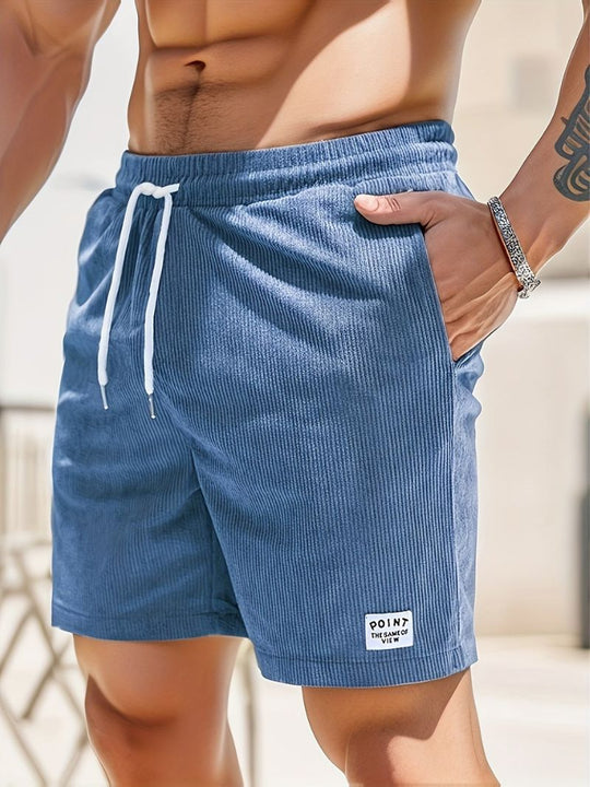 R&B | Lässige Cord-Herrenshorts mit Kordelzug