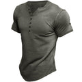 R&B | Kurzarm Henley Shirt