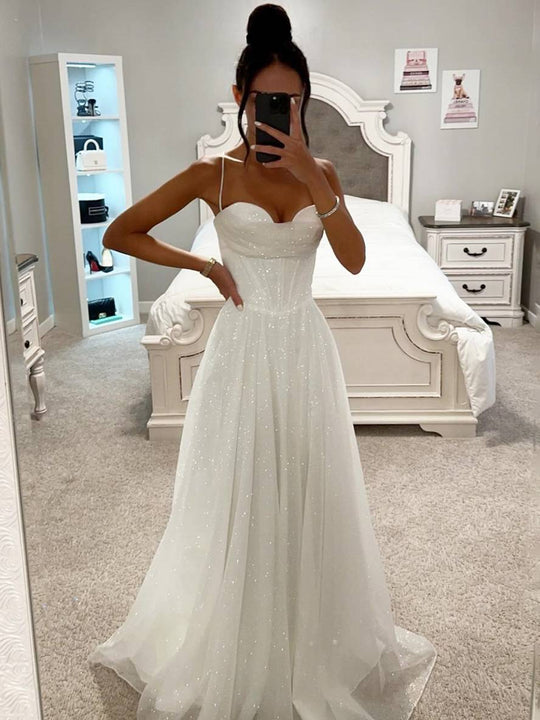 R&B | Lange Kleid Bräunung mit Feinern Trägern Ärmellos Damen Elegant Abend Zeremonie