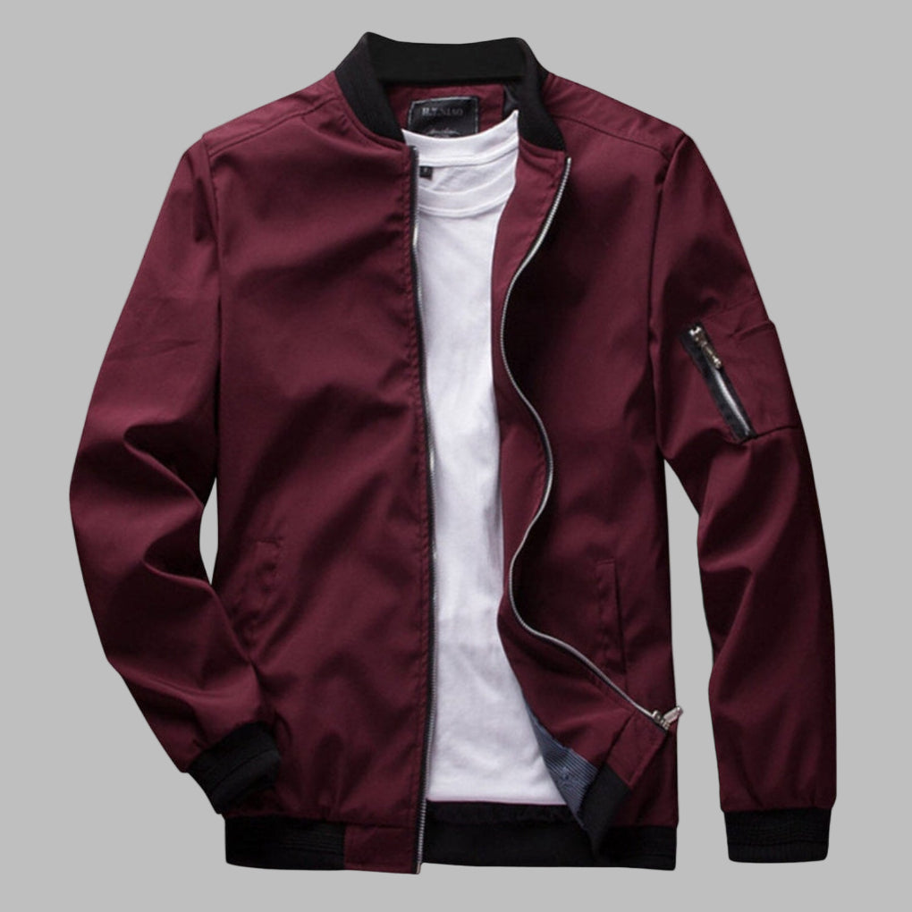R&B | Herren Sommerjacke mit Reißverschluss und Tasche Lebbi