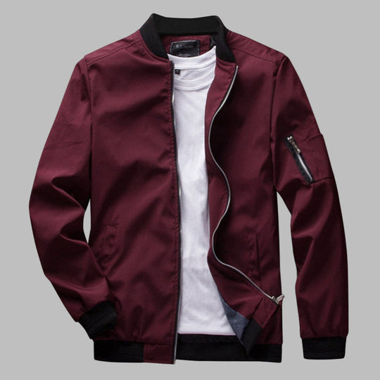 R&B | Herren Sommerjacke mit Reißverschluss und Tasche Lebbi