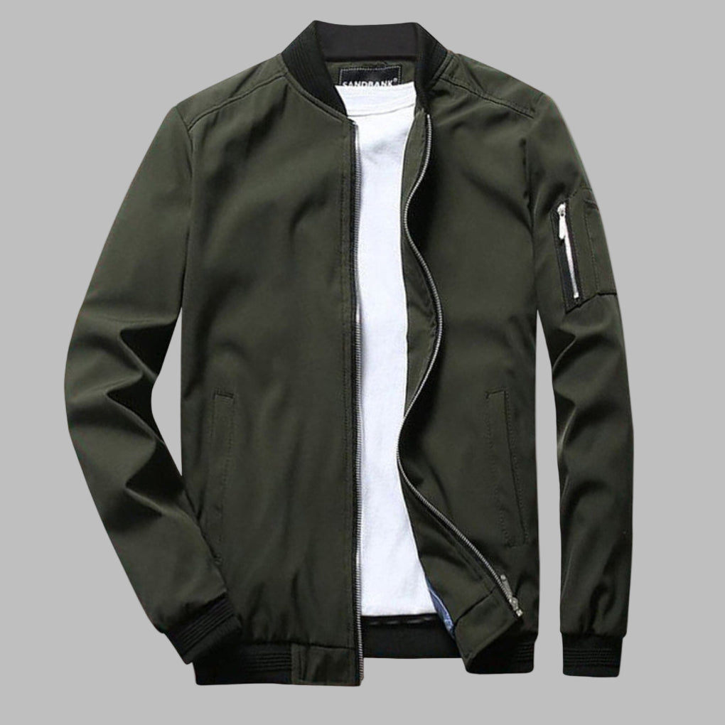 R&B | Herren Sommerjacke mit Reißverschluss und Tasche Lebbi