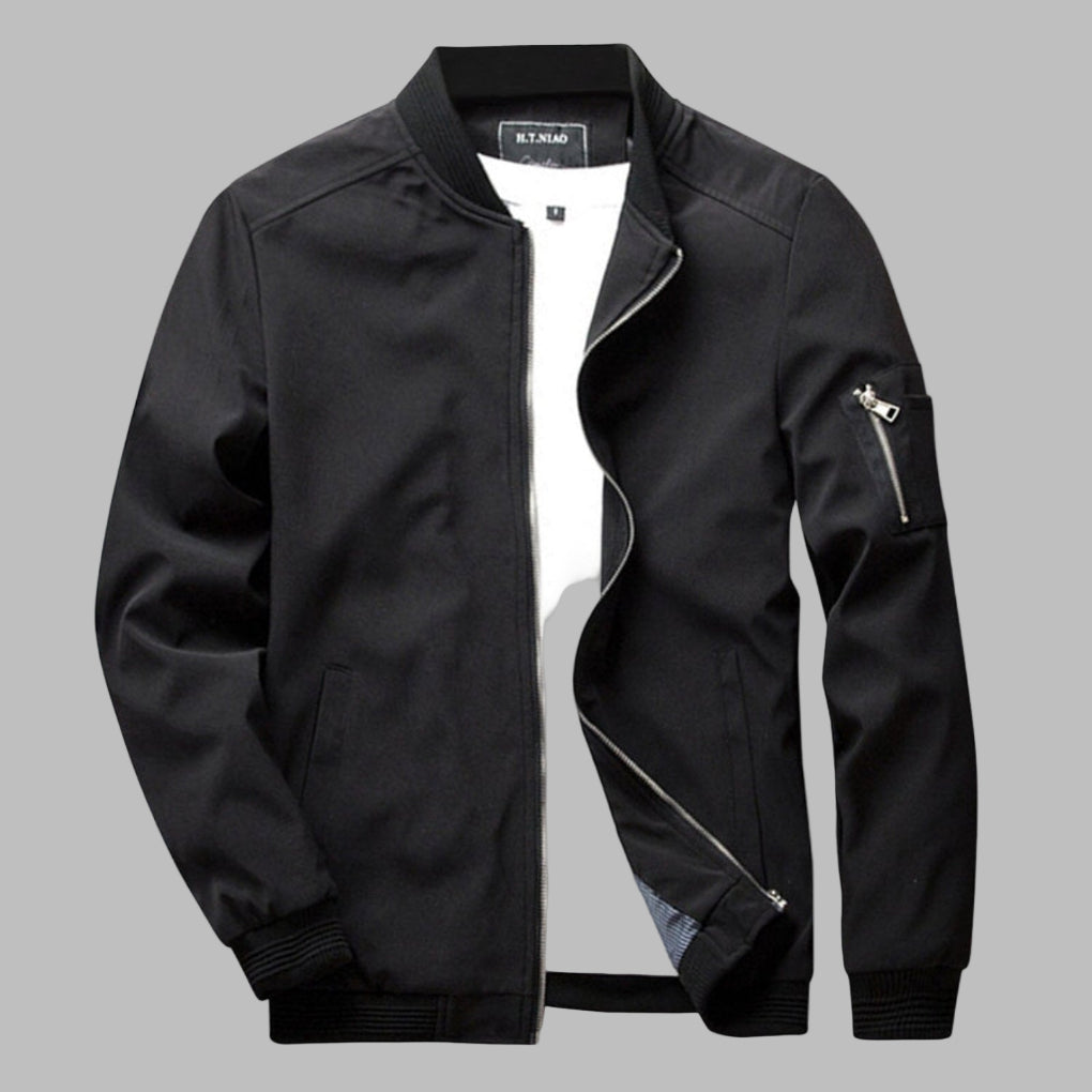 R&B | Herren Sommerjacke mit Reißverschluss und Tasche Lebbi