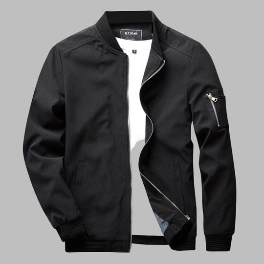 R&B | Herren Sommerjacke mit Reißverschluss und Tasche Lebbi