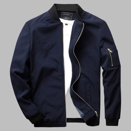 R&B | Herren Sommerjacke mit Reißverschluss und Tasche Lebbi