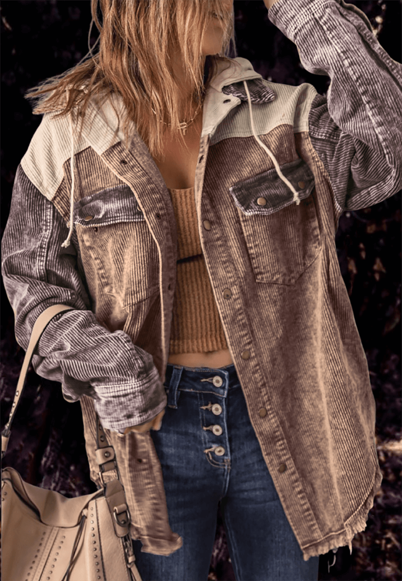R&B | Damenjacke Mit Retro Look Und Funktionalen Taschen