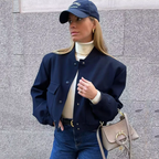 R&B | Gekürzte Varsity Jacke - Stilvoll & Lässig