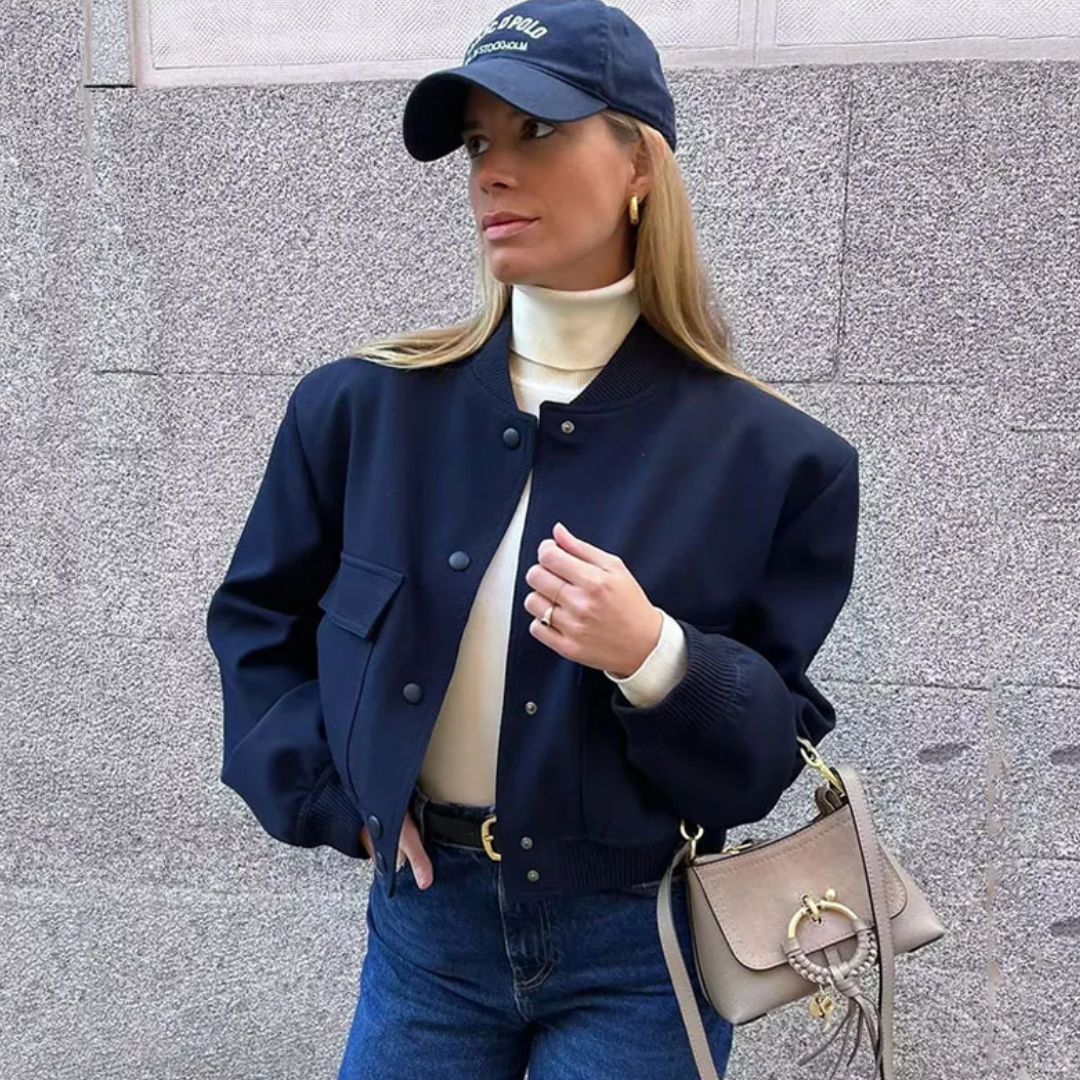 R&B | Gekürzte Varsity Jacke - Stilvoll & Lässig