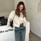 R&B | Gekürzte Varsity Jacke - Stilvoll & Lässig