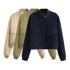 R&B | Gekürzte Varsity Jacke - Stilvoll & Lässig