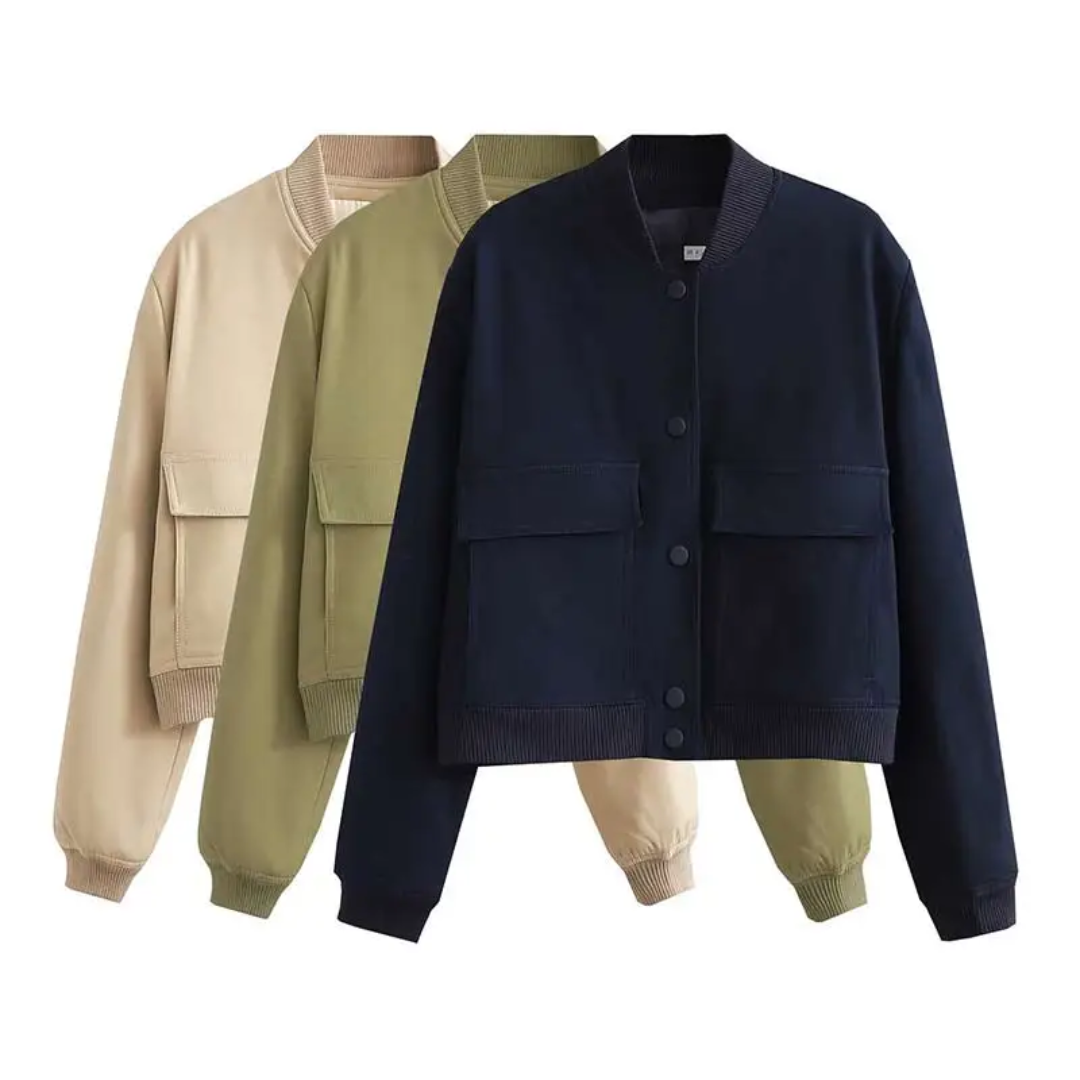 R&B | Gekürzte Varsity Jacke - Stilvoll & Lässig