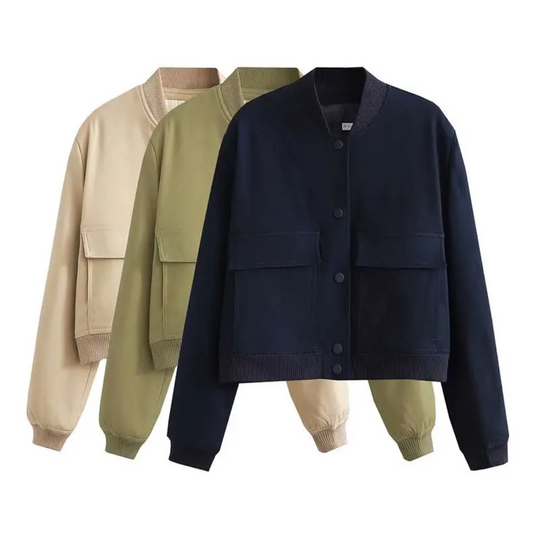 R&B | Gekürzte Varsity Jacke - Stilvoll & Lässig