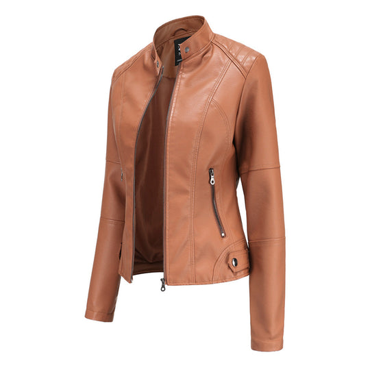 R&B | Stylische Leder Damenjacke