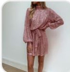 Damen Glitzerndes Cocktailkleid R&B
