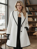 R&B | Damenmantel Aus Bequemer, Retro-Chic Wolle