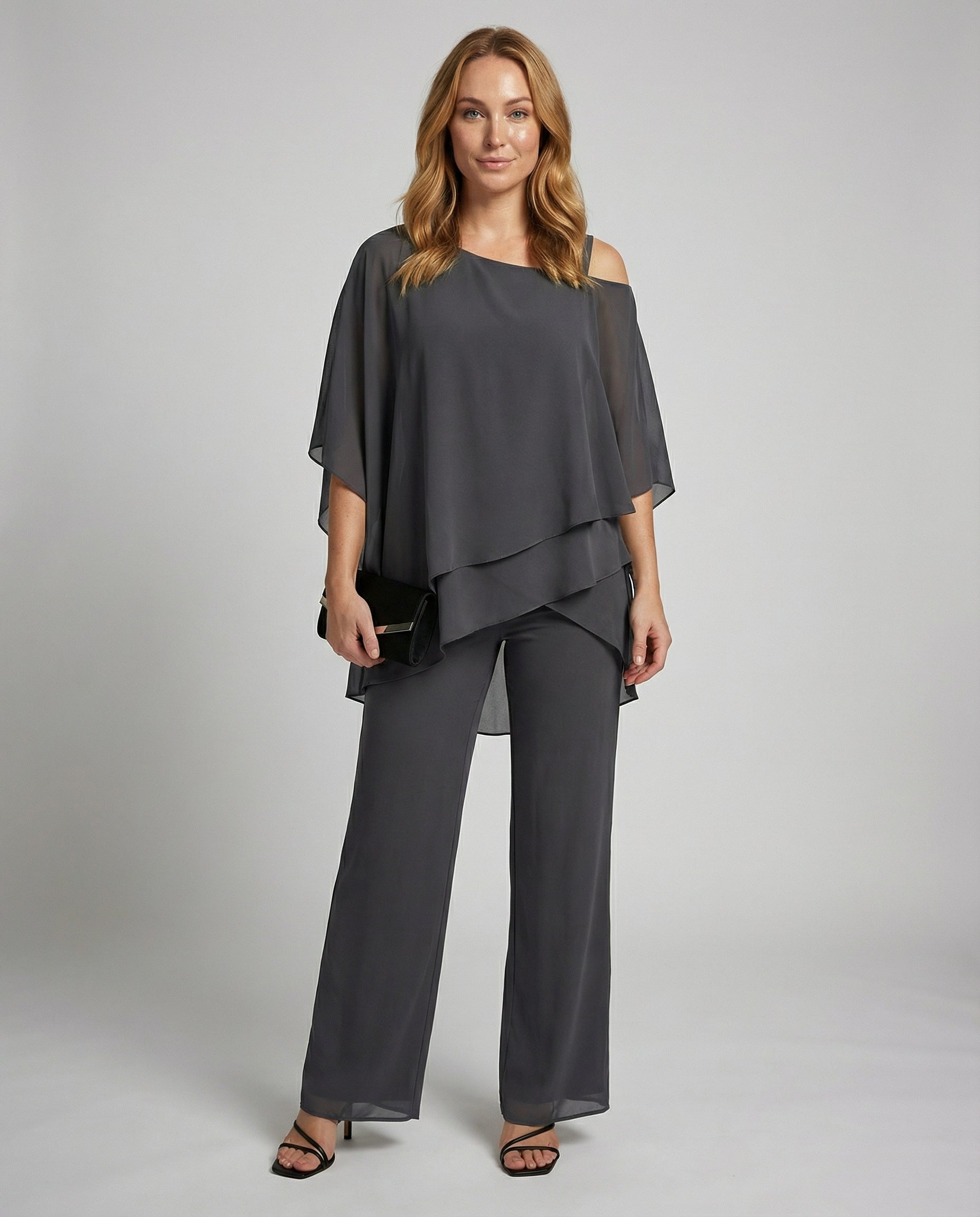 Elegantes Chiffon Abendset Damen | R&B