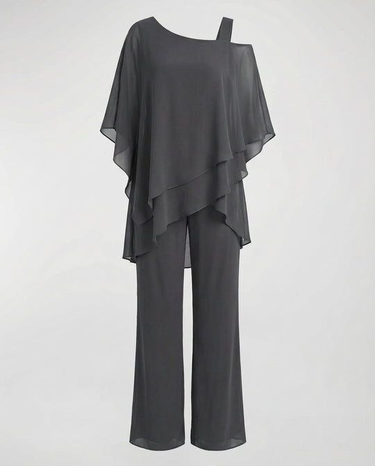 Elegantes Chiffon Abendset Damen | R&B