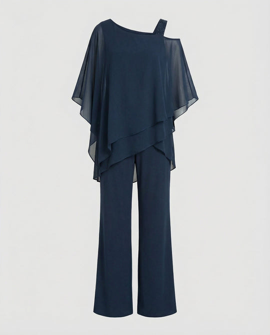 Elegantes Chiffon Abendset Damen | R&B
