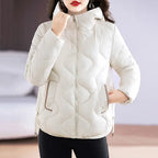 R&B | Damen Steppjacke mit Kapuze und Reißverschluss