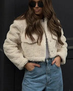 R&B | Warm und Stilvolle Kurze Jacke